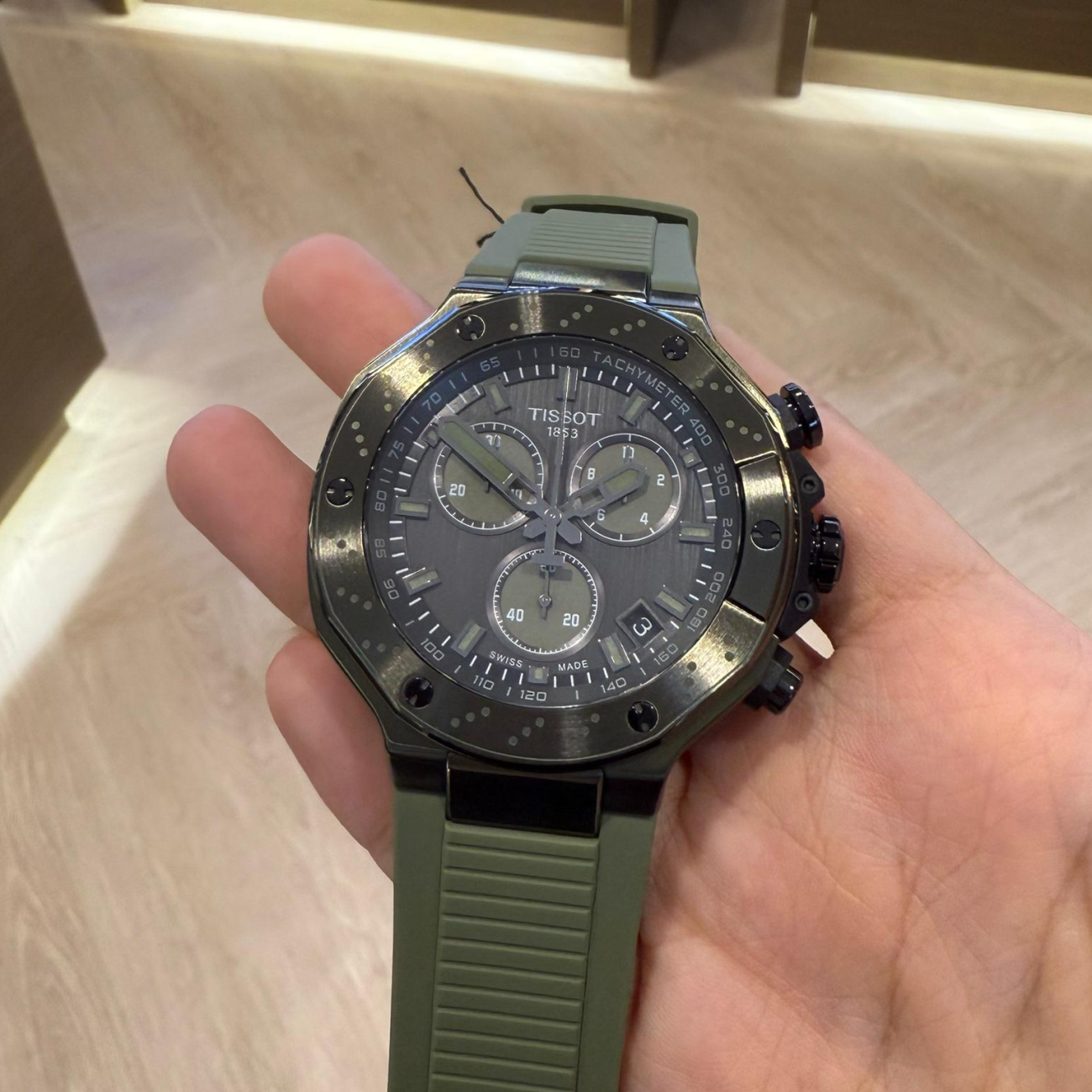 Tissot T-Race Quartz Chronograph Green PVD - 45 mm